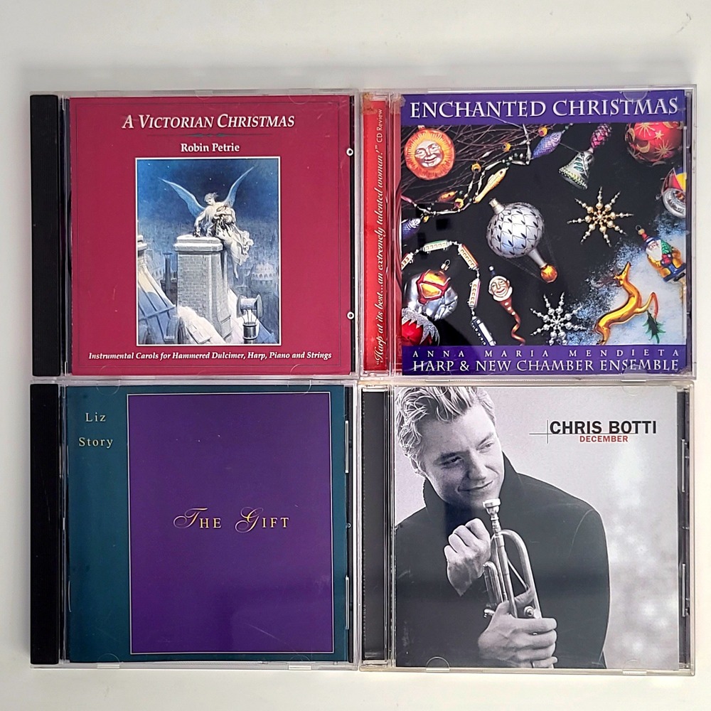 Instrumental Christmas Music 4 CD Lot Chris Botti Liz Story Robin Petrie TESTED